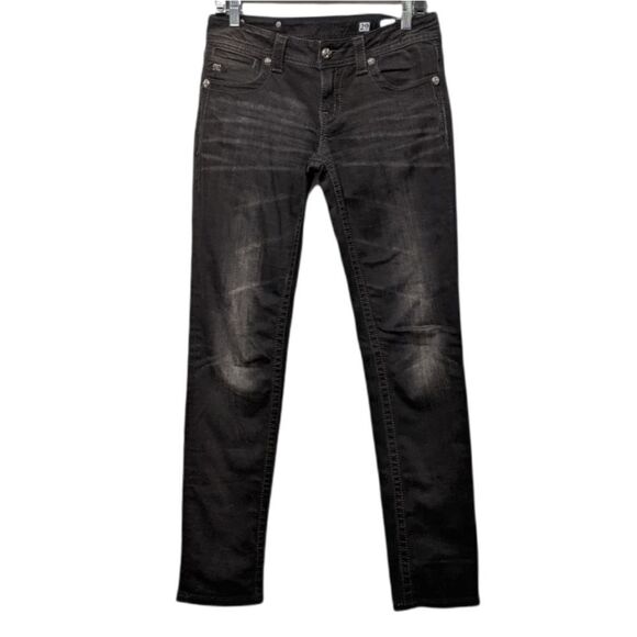 MISS ME Wing Design Pocket Skinny Jeans 29 - Picture 6 of 10